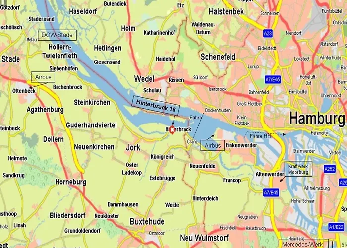 Appartement Altes Land Bei Hamburg Direkt An Der Elbe *